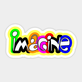 Imagine Sticker